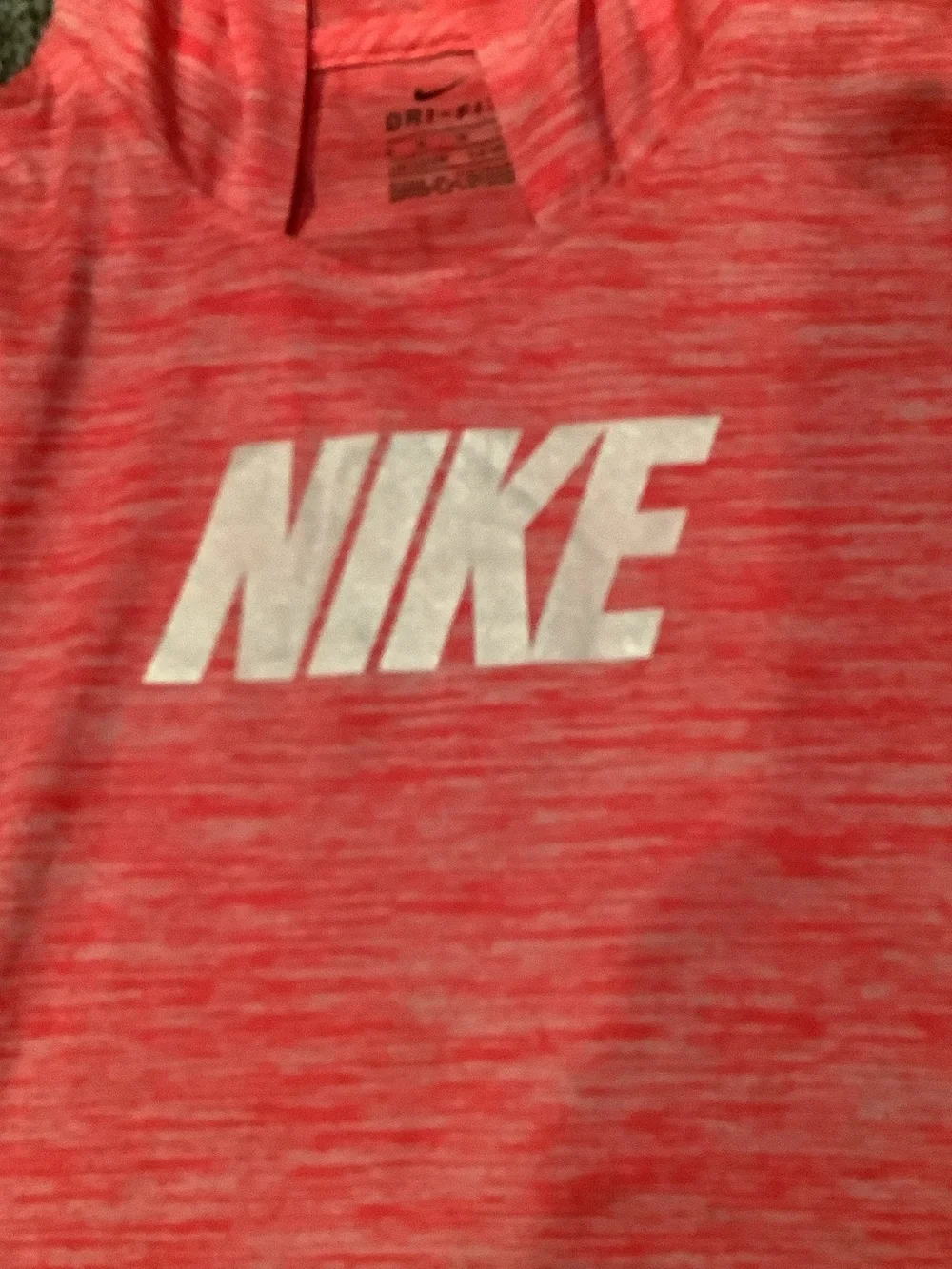 Nike Girls Coral Hooded Logo Sweatshirt